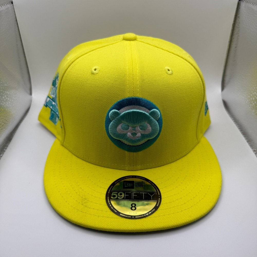 New Era Chicago Cubs 1990 All-Star Game 59FIFTY (MLB) Yellow Fitted Hat Cap 8